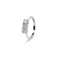 Anello Bliss Donna BL LUMINA in Oro bianco Diamante 0.26 Ct 20106623 - 20106623